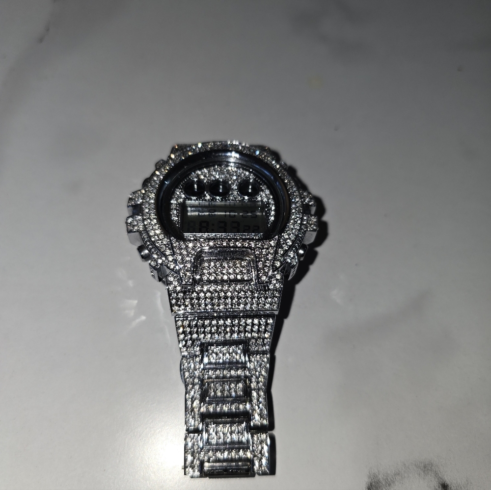 Icey GS Watch With CZ Stones - Picture 2 of 4
